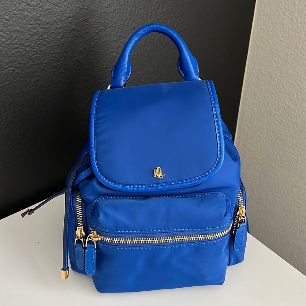 Ralph Lauren mini drawstring backpack purse